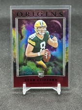 2023 Panini Origins Sean Clifford Rookie RC Holo Red #d/299 Green Bay Packers SP