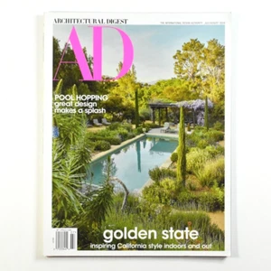Architectural Digest Magazine - July / August 2024 Pool Hopping, Golden State - Picture 1 of 4