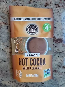 Cacao caliente vegano, caramelo salado, 7 oz mejor por 20/09/24 a base de plantas de nube de coco - Imagen 1 de 4