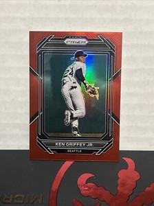 2023 Panini Prizm   Ken Griffey Jr. Red Prizm /199  Seattle Mariners