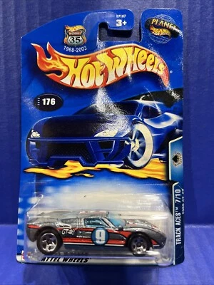 Ford GT-40 2003 Track Aces Series 7-10 #176 equipamiento lateral derecho deformado Hot Wheels Foto 1 de 4