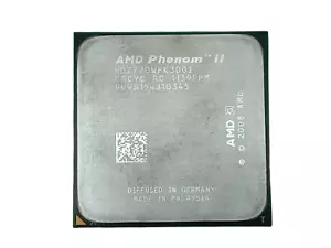 CPU AMD Phenom II HDZ720WFK3DGI 2,8 GHz 3 núcleos AM3 | Probada funcionando EE. UU. Vendedor - Imagen 1 de 3