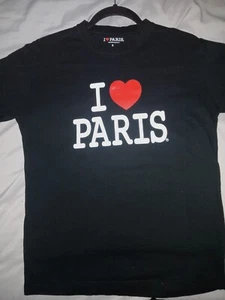 Vintage I Love Paris Offical womans small t-shirt merchadise from website - Picture 1 of 3