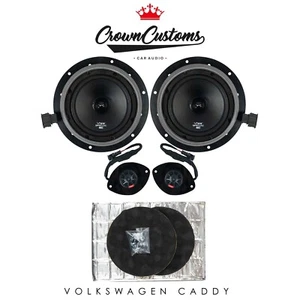 VW CADDY SPEAKER UPGRADE VIBE 540 WATTS PLUG N PLAY MK3 FITMENT CAR AUDIO - Picture 1 of 10