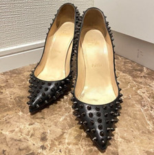 Christian Louboutin's Studded Pumps heels 36.5 US6-6.5 Black NO BOX JUNK sale