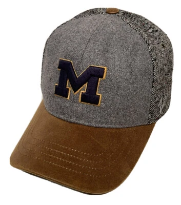 Zephyr NCAA Michigan Wolverines “Alum" Unstructured Curved Bill ADJ Hat NWT - Image 1 of 4