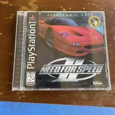 Need For Speed II 2 (Playstation PS1, 1997) CIB Black Label [Tested]
