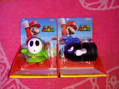 Jakks Pacific - Super Mario Bros. - Green Shy Guy + Bullet Bill Foto 1 de 3