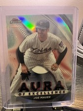 2022 TOPPS FINEST JOE MAUR AURA OF EXCELLENCE #AE-JMA TWINS