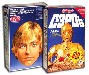 Kellogg's C-3PO's Cereal BOX  (BOX ONLY!) - Picture 1 of 1