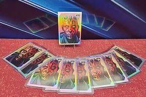 Topps Star Wars Celebration Europe 2023 Darth Maul Silver Base Card Single - Picture 1 of 5