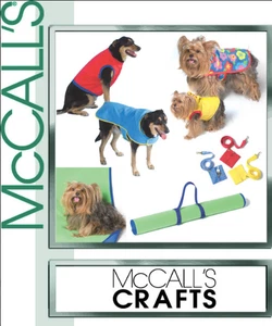2004 Pet Gift Dog Accessories Coat Mat Vest Sewing Pattern McCall's 4686 OOP - Picture 1 of 3