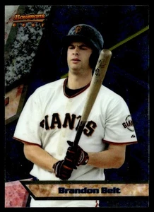 2011 Bowman Bowman's Best Prospects Brandon Belt Rookie San Francisco Giants - Picture 1 of 2