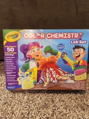 Crayola Color Chemistry Lab Set 50 Experimentos STEM Juguete Edades 7+ Nuevo En Caja Foto 1 de 4