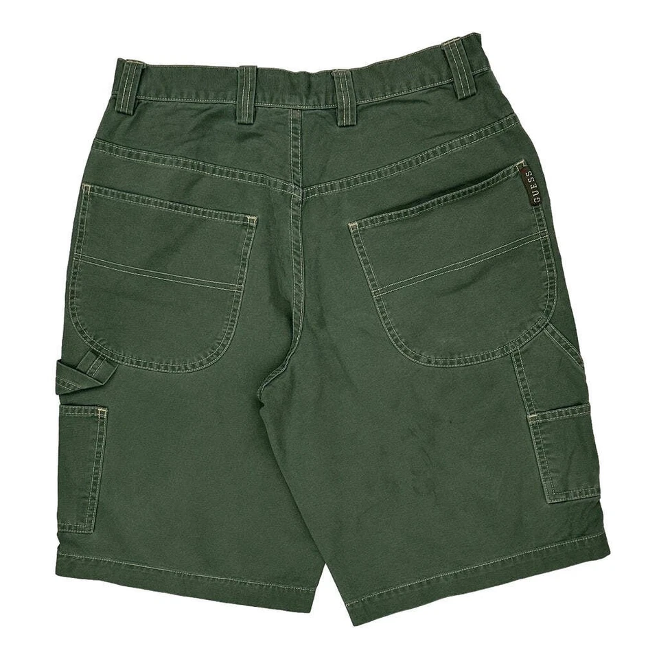 Guess Carpenter Shorts - 30W 9L Green Cotton - Image 1 of 4