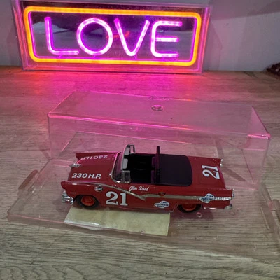 Quartzo 1/43 Scale 1008 - 1956 Ford Fairlane Stock Car #21 G. Wood - Red - Image 1 of 4