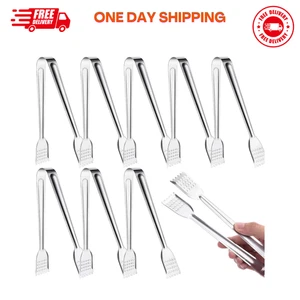 8er Pack Servierzange von, 7 Zoll funktionelle kleine Zange zum Servieren von Speisen für Par - Bild 1 von 9