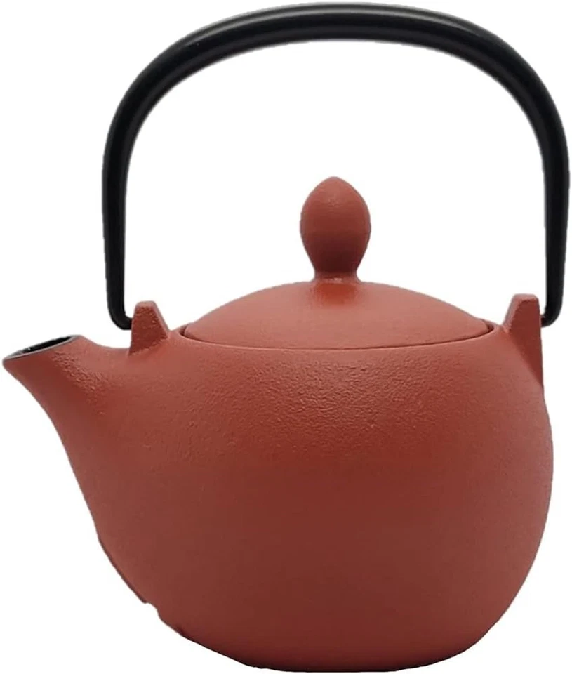 Iwachu Teapot Maron Matte Red Brown 0.3L Enamel Inside Nambu Ironware 12627