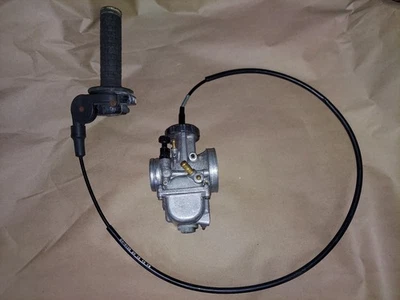 1996 Suzuki RM125 RM 125 Carburetor Cable and Twist Throttle Housing 96-2000 - Imagem 1 de 4