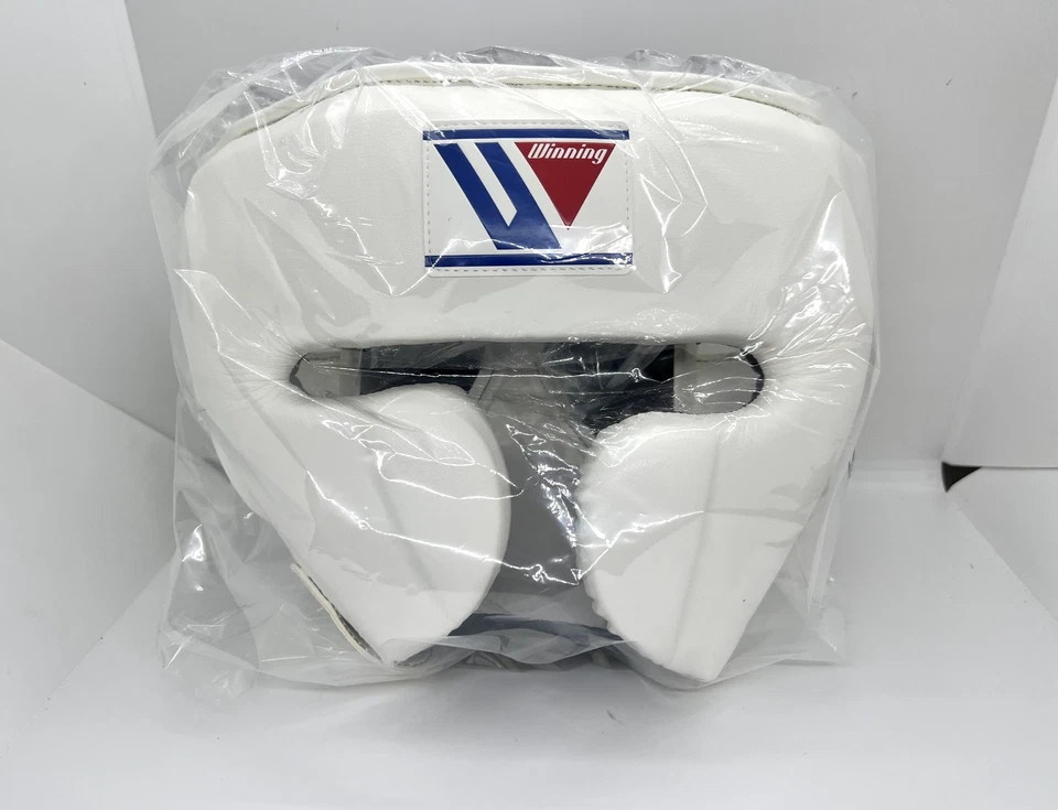Winning Boxing Head gear Face Guard White FG-2900 size L String-type Japan