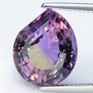 9.61Cts Natural Beautiful Ametrine Precision Cut Loose Gemstone From Bolivia - Picture 1 of 5