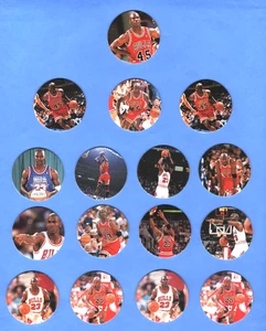 (16) Michael Jordan Milk Cap POG Lot. Oberdeck. Seltenes Trikot # 45. - Bild 1 von 5
