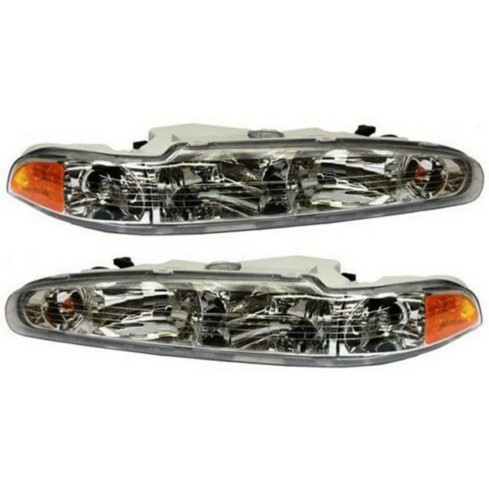 For 1998-2002 Oldsmobile Intrigue Headlight Driver & Passenger Side Pair DOT - Image 1 of 4