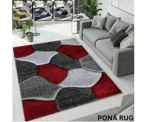 Large Shaggy Rugs Soft Carpet Anti Slip Rug Mats Living Room Bedroom Hall Runner - Picture 1 of 33