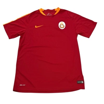 Camiseta Nike Dri-Fit Galatasaray Football Club Training, vermelha e laranja, tamanho grande - Imagem 1 de 4