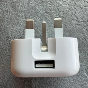 Enchufe Adaptador de Corriente USB Original Apple para iPhone Pines Plegables Cargador Reino Unido - Imagen 1 de 6