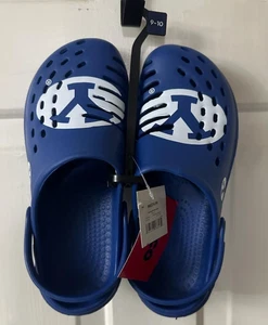 FOCO MEN size M 9-10 ( Y ) 2025 Big Logo Solid Clog With Strap BLUE NEW - Picture 1 of 14