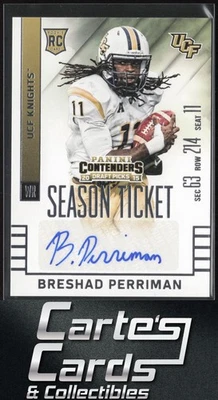 Breshad Perriman 2015 Panini Contenders Draft Picks #117a UCF Knights RC Auto - Image 1 of 2