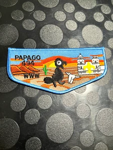 OA PAPAGO LODGE 494 ZS1 CHANG FAKE OF S20b BLUE BORDER FLAP BV - Picture 1 of 1