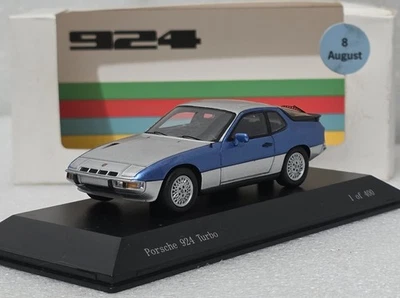 Porsche 924 Turbo Silver 1977 Ed Porsche Platz 08.2016 1:43 Spark MAP 020 208 16 - Image 1 of 4