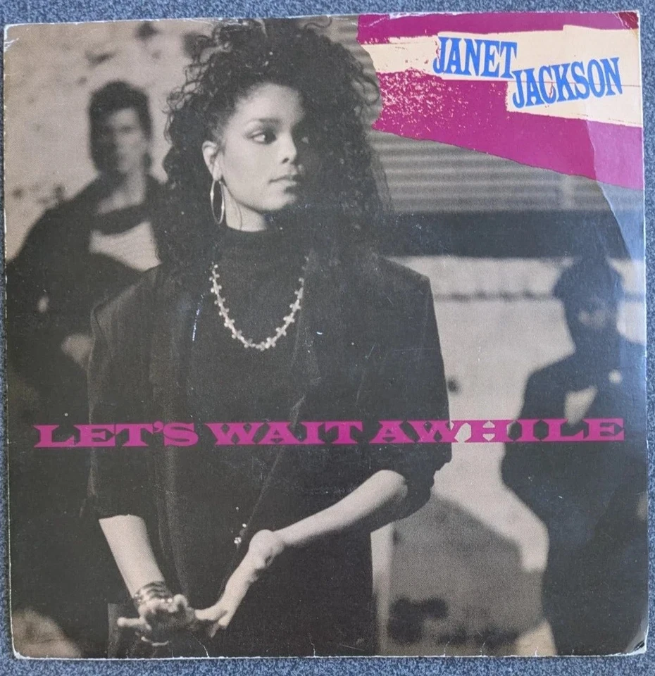 Janet Jackson – Let's Wait Awhile ( 1987 MINT Vinyl 7" Single) - Image 1 of 1
