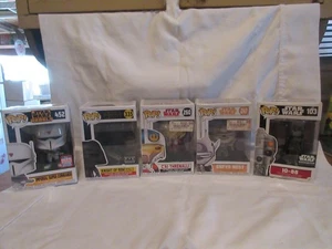 Lot of 5 NOS NIB Funko Pop! Star Wars Wackelköpfe - tolles Weihnachtsgeschenk - Bild 1 von 6