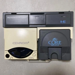 NEC Motore PC CoreGrafx IFU-30A con Unità di Interfaccia CD-ROM2 Controller AV AC - Foto 1 di 4