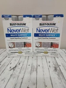Lot of 2 RUST-OLEUM Never Wet Multi Surface Liquid Repelling Kits 18oz Cans New - Picture 1 of 2