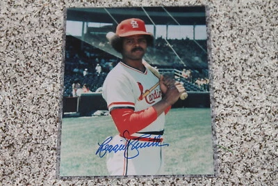 雷吉·史密斯亲笔签名红雀队 8 X 10 照片海报 1 — 第 1/2 张图片