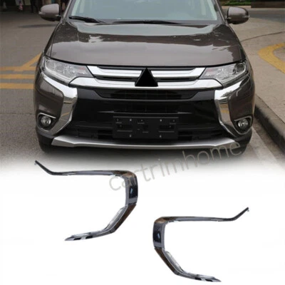 For 16-20 Mitsubishi Outlander Chrome Accessory Front Bumper Molding Cover Trim - image 1 of 4