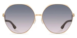 Brand New Ic! Berlin Sunglasses Ku' Damm Rose Gold/Gray For Women - Picture 1 of 1
