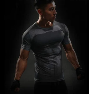 NEU Batman T-Shirts Raglan Kurzarm Crossfit Kostüm Mann Superman Hot - Bild 1 von 7