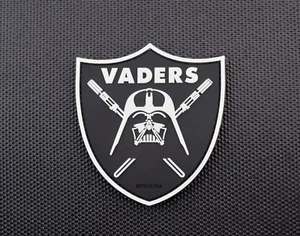 Vaders 3D PVC Rubber Patch GITD Star Wars Darth Vader Raiders Anakin Skywalker - Picture 1 of 3