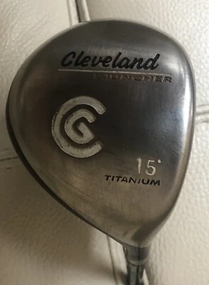 Cleveland Launcher Titanium 15 Deg 3 Wood Stiff Graphite Shaft New Grip - Image 1 of 4