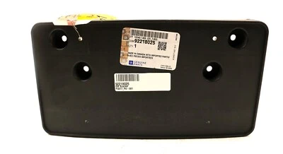 NUEVO OEM GM parachoques delantero soporte de licencia 92218025 Chevrolet Camaro 2010-2013 Foto 1 de 4
