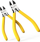 2PCS Wire Cutters Side cutter Cable 6/5" Heavy Duty Cutting pliers Carbide steel