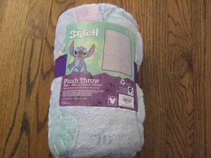 DISNEY LILO & STITCH Stitch Burnout Throw Fleece Blanket 46 x 60" New! - Picture 1 of 2