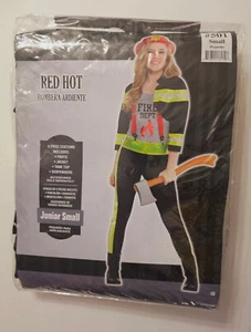 Junior Pre-Teen Firefighter Costume Small Size 3-5, Age 9-12, Holiday, Cosplay - Picture 1 of 5