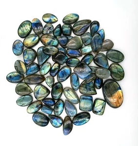 Lotto all'ingrosso labradorite naturale fatta a mano pietra preziosa sciolta lotto 72212 - Foto 1 di 6