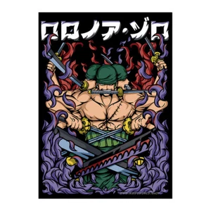 HOLO SLEEVES One Piece Zorro Zoro - 60 fundas OP TCG fundas para tarjetas fundas - Imagen 1 de 6